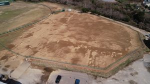 銚子スポーツタウン、第2野球場上空